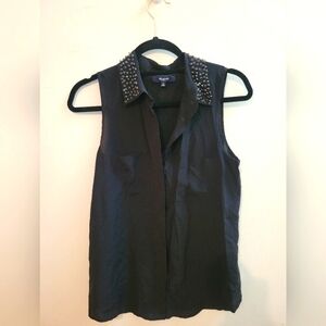 Madewell sleeveless silk top. EUC. Size small